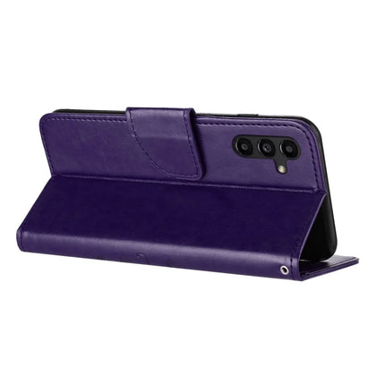 For Samsung Galaxy A16 5G / A16 4G Case Imprinted Mini Butterfly Leather Wallet Phone Cover
