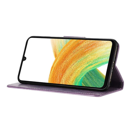 For Samsung Galaxy A16 5G / A16 4G Case Imprinted Mini Butterfly Leather Wallet Phone Cover