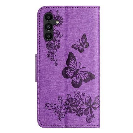 For Samsung Galaxy A16 5G / A16 4G Case Butterflies Flower Leather Wallet Flip Phone Cover