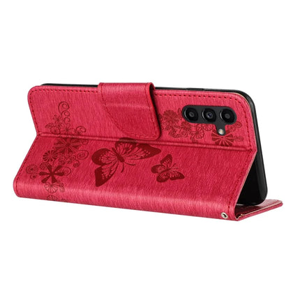 For Samsung Galaxy A16 5G / A16 4G Case Butterflies Flower Leather Wallet Flip Phone Cover