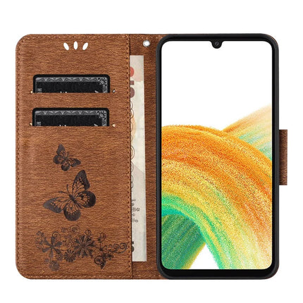 For Samsung Galaxy A16 5G / A16 4G Case Butterflies Flower Leather Wallet Flip Phone Cover