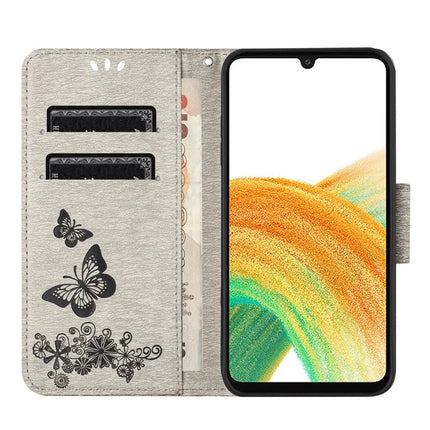 For Samsung Galaxy A16 5G / A16 4G Case Butterflies Flower Leather Wallet Flip Phone Cover