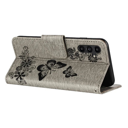 For Samsung Galaxy A16 5G / A16 4G Case Butterflies Flower Leather Wallet Flip Phone Cover