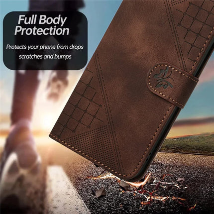 YX0080 For Motorola Moto G35 5G Case Butterfly Imprint Leather Wallet Phone Cover
