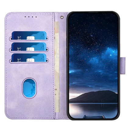 YX0080 For Motorola Moto G55 5G Case Butterfly Imprint Leather Wallet Phone Cover