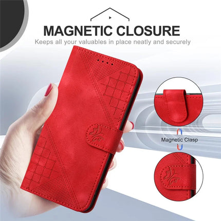 YX0080 For Motorola Moto G55 5G Case Butterfly Imprint Leather Wallet Phone Cover