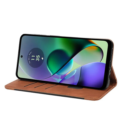 For Motorola Moto G55 5G Case PU Leather Shockproof Protection Wallet Phone Cover