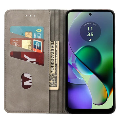 For Motorola Moto G55 5G Case PU Leather Shockproof Protection Wallet Phone Cover