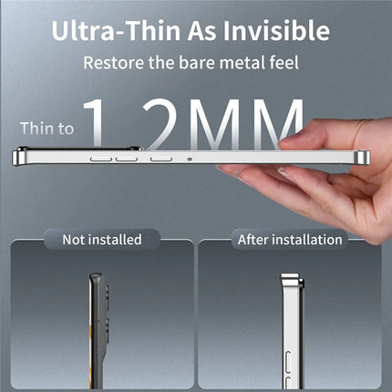 Magic Shield Magnetic Series for Motorola Edge 50 5G Case Metal+TPU Phone Cover with Lens Guard