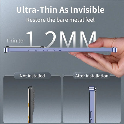 Magic Shield Magnetic Series for Motorola Edge 50 5G Case Metal+TPU Phone Cover with Lens Guard