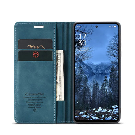 For Oppo Reno12 F 5G Case CASEME 013 Series Card Holder Stand Leather Phone Cover