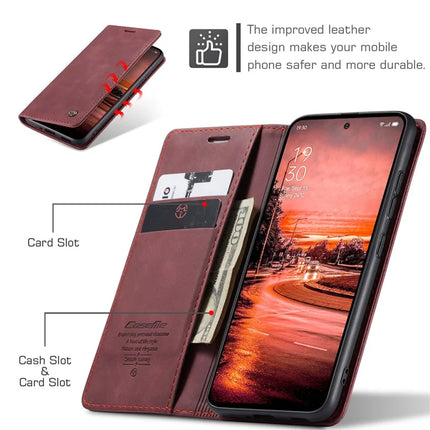 For Oppo Reno12 F 5G Case CASEME 013 Series Card Holder Stand Leather Phone Cover