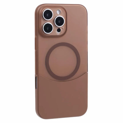 X-LEVEL For iPhone 16 Pro Case Compatible with MagSafe Matte Anti-Drop PC Phone Cover - Titanium Gold