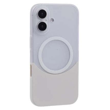 X-LEVEL For iPhone 16 Case Compatible with MagSafe Matte Anti-Drop PC Phone Cover - White