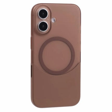 X-LEVEL For iPhone 16 Case Compatible with MagSafe Matte Anti-Drop PC Phone Cover - Titanium Gold