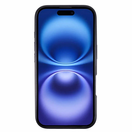 KIGC For iPhone 16 Case PC+TPU+PU Electroplating Phone Cover