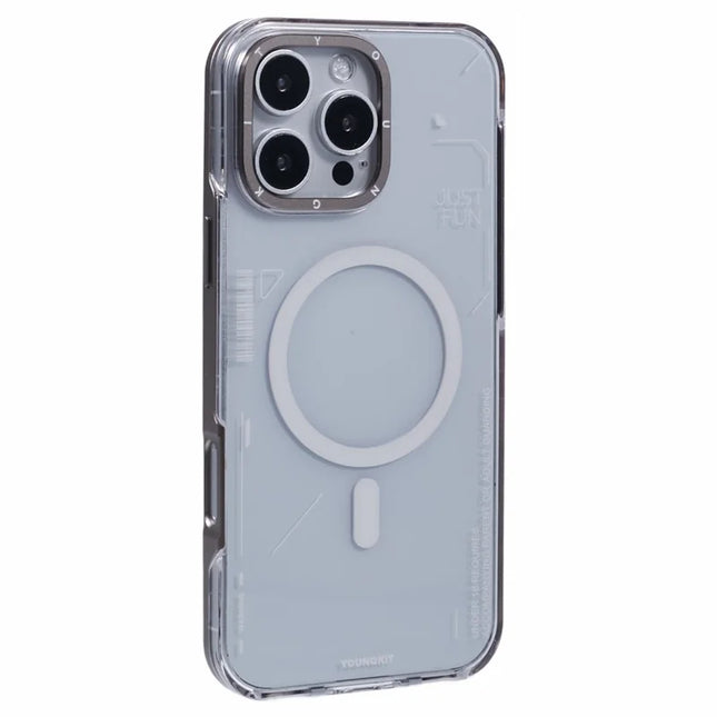YOUNGKIT Detachable 2-in-1 Case for iPhone 16 Pro Max Phone Cover Compatible with MagSafe - Titanium Gold