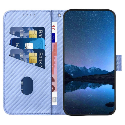 YX0070 For Motorola Moto G55 5G Wallet Case Carbon Fiber Texture Leather Cell Accessories Phone Cover