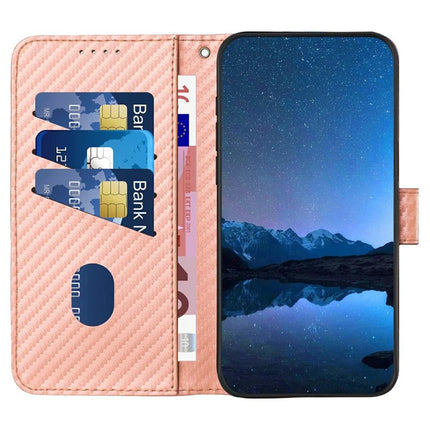YX0070 For Motorola Moto G55 5G Wallet Case Carbon Fiber Texture Leather Cell Accessories Phone Cover