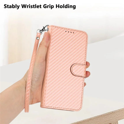 YX0070 For Motorola Moto G55 5G Wallet Case Carbon Fiber Texture Leather Cell Accessories Phone Cover