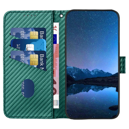 YX0070 For Motorola Moto G55 5G Wallet Case Carbon Fiber Texture Leather Cell Accessories Phone Cover