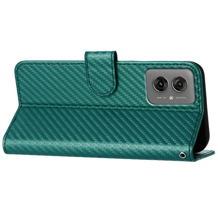 YX0070 For Motorola Moto G55 5G Wallet Case Carbon Fiber Texture Leather Cell Accessories Phone Cover