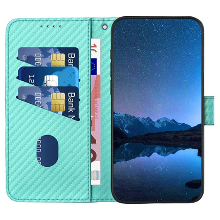 YX0070 For Motorola Moto G55 5G Wallet Case Carbon Fiber Texture Leather Cell Accessories Phone Cover