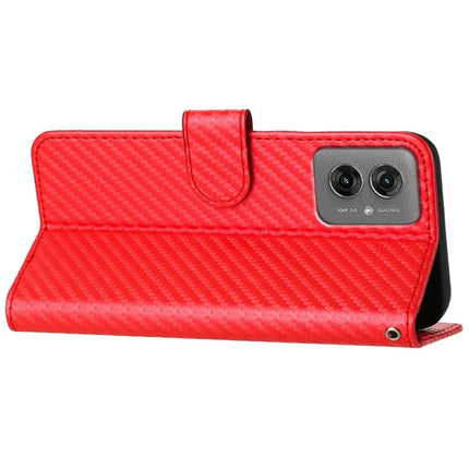 YX0070 For Motorola Moto G55 5G Wallet Case Carbon Fiber Texture Leather Cell Accessories Phone Cover