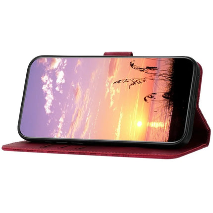 YX0060 For Motorola Moto G55 5G Case Elephant Head Pattern Leather Phone Cover