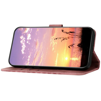 YX0060 For Motorola Moto G55 5G Case Elephant Head Pattern Leather Phone Cover