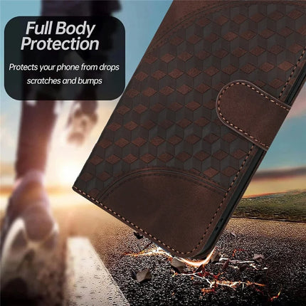 YX0060 For Motorola Moto G55 5G Case Elephant Head Pattern Leather Phone Cover