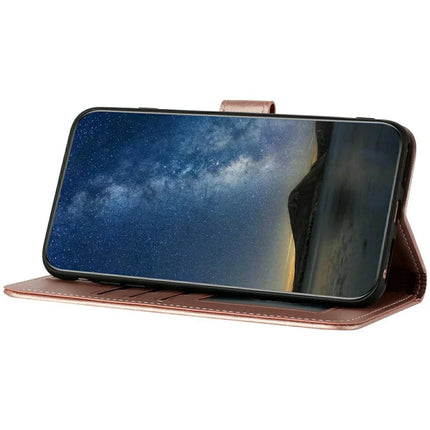 YX0050 For Motorola Moto G55 5G Case Mandala Flower Leather Wallet Phone Cover