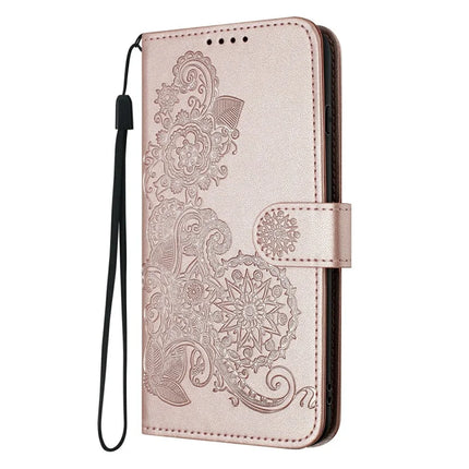 YX0050 For Motorola Moto G55 5G Case Mandala Flower Leather Wallet Phone Cover