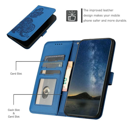 YX0050 For Motorola Moto G55 5G Case Mandala Flower Leather Wallet Phone Cover