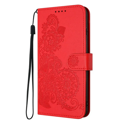 YX0050 For Motorola Moto G55 5G Case Mandala Flower Leather Wallet Phone Cover
