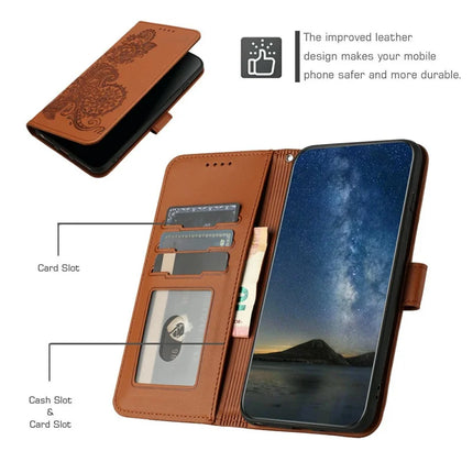 YX0050 For Motorola Moto G55 5G Case Mandala Flower Leather Wallet Phone Cover