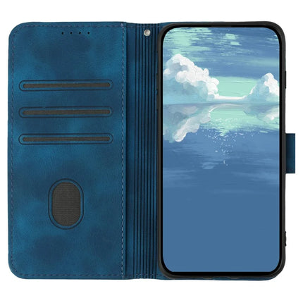 YX0040 For Motorola Moto G55 5G Case Leather Phone Cover Geometry Pattern