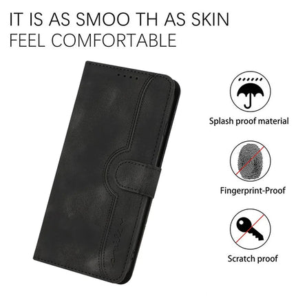 YX0030 For Motorola Moto G55 5G Case Leather Phone Cover Wallet Stand Design