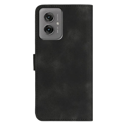 YX0030 For Motorola Moto G55 5G Case Leather Phone Cover Wallet Stand Design
