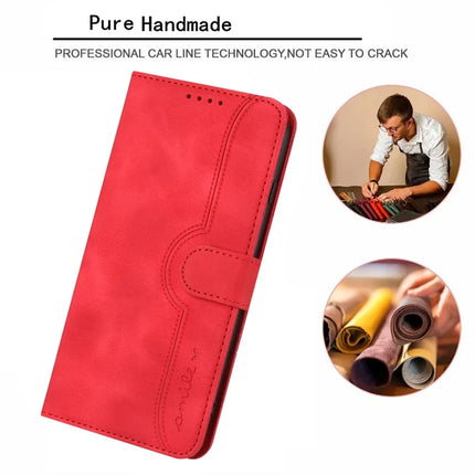 YX0030 For Motorola Moto G55 5G Case Leather Phone Cover Wallet Stand Design