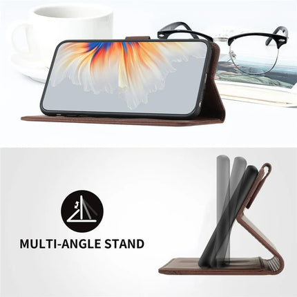 YX0030 For Motorola Moto G55 5G Case Leather Phone Cover Wallet Stand Design