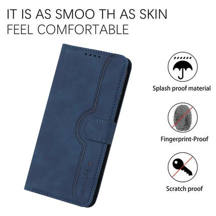 YX0030 For Motorola Moto G55 5G Case Leather Phone Cover Wallet Stand Design