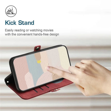 YX0020 For Motorola Moto G55 5G Case Wallet Stand Skin Touch Leather Phone Cover
