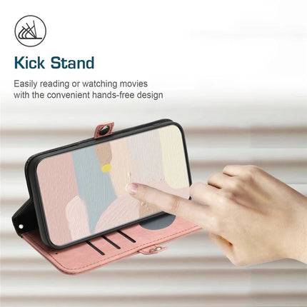 YX0020 For Motorola Moto G55 5G Case Wallet Stand Skin Touch Leather Phone Cover