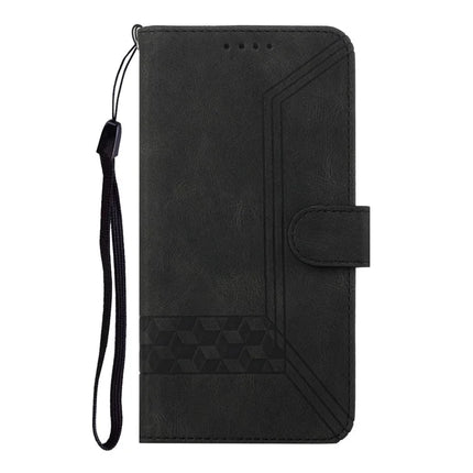 YX0010 Series for Motorola Moto G55 5G Wallet Case Rhombus Lines Leather Phone Cover