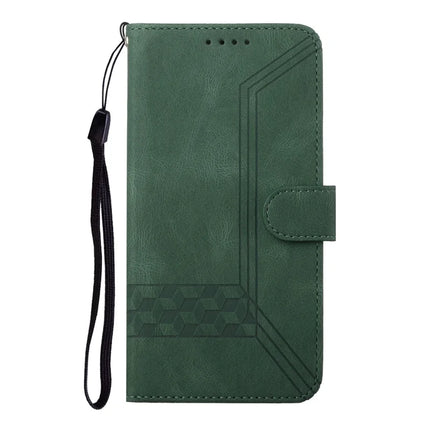 YX0010 Series for Motorola Moto G55 5G Wallet Case Rhombus Lines Leather Phone Cover