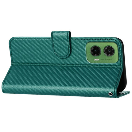 YX0070 For Motorola Moto G35 5G Wallet Case Carbon Fiber Texture Leather Cell Accessories Phone Cover