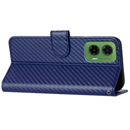 YX0070 For Motorola Moto G35 5G Wallet Case Carbon Fiber Texture Leather Cell Accessories Phone Cover