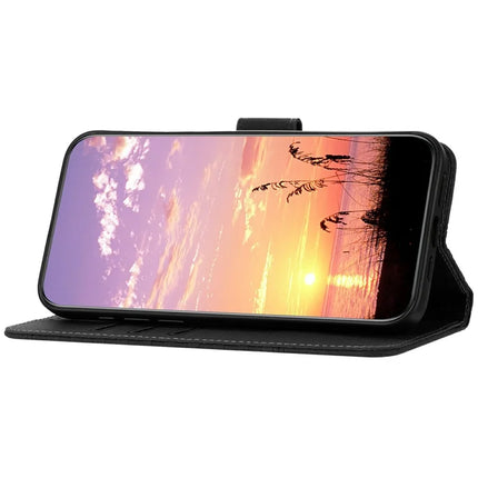 YX0060 For Motorola Moto G35 5G Case Elephant Head Pattern Leather Phone Cover