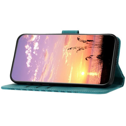YX0060 For Motorola Moto G35 5G Case Elephant Head Pattern Leather Phone Cover